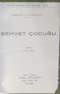 Şehvet Çocuğu (2-I-7)