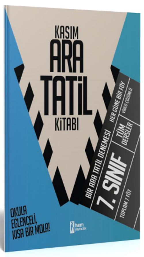 2025 İsem 7. Sınıf Kasım Ara Tatil Kitabı