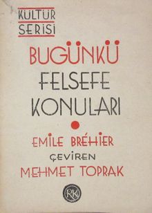 Bugünkü Felsefe Konuları (2-F-69)