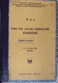 Türk Yer Adları Sempozyumu Bildirileri / 11-13 Eylül 1984 / 10-D-19