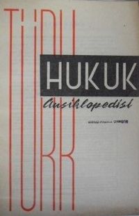 Türk Hukuk Ansiklopedisi (10 Fasikül [2 Cilt] Takım) (Kod: 4-A-22)