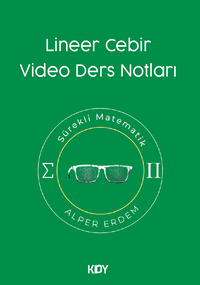 Lineer Cebir Video Ders Notları 
