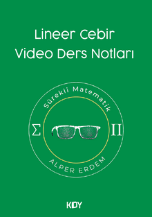 Lineer Cebir Video Ders Notları 