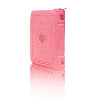 Cep Boy Kur'an-ı Kerim (Pembe Renk, Kılıflı, Mühürlü)