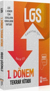 2025 İsem 8. Sınıf LGS 1. Dönem Tüm Dersler Tekrar Kitabı