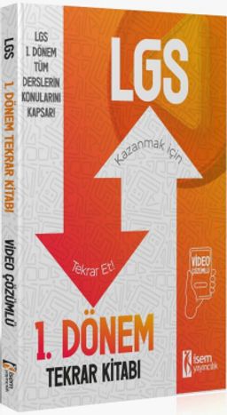 2025 İsem 8. Sınıf LGS 1. Dönem Tüm Dersler Tekrar Kitabı