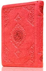 Çanta Boy Kur'an-ı Kerim (Pembe Renk, Kılıflı, Mühürlü)