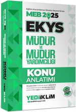 2025 MEB EKYS Müdür ve Müdür Yardımcılığı Konu Anlatımı 