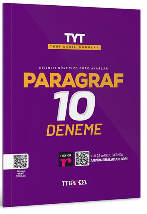 2025 TYT Paragraf Yeni Nesil 10 Deneme