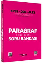 2025 KPSS DGS ALES PARAGRAF Konu Özetli Yeni Nesil Soru Bankası Tamamı Video Çözümlü (Ciltli)