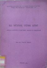 XI. Yüzyıl Türk Şiiri / 10-D-20