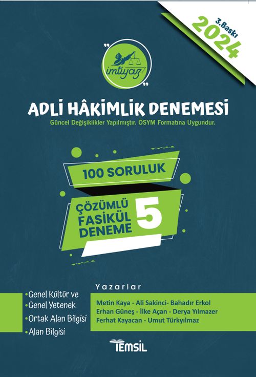 İmtiyaz Hakimlik Denemesi