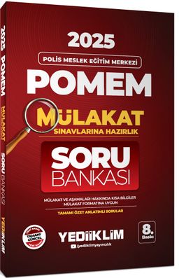 2025 POMEM Mülakat Sınavlarına Hazırlık Tamamı Özet Anlatımlı Soru Bankası