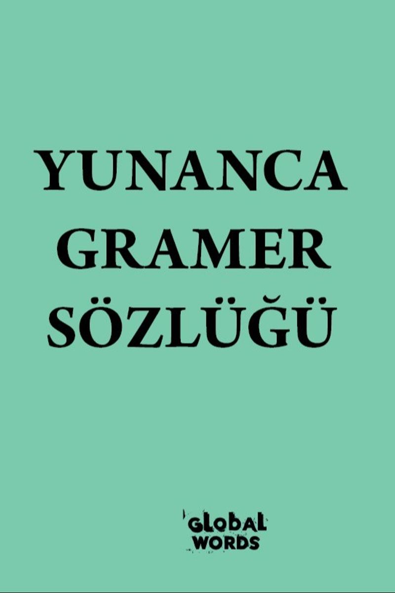 Yunanca Gramer Sozlugu