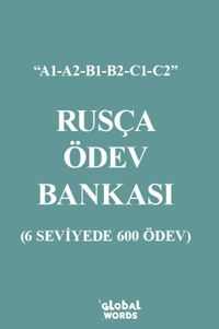 Rusça Ödev Bankası & 6 Seviyede 600 Ödev
