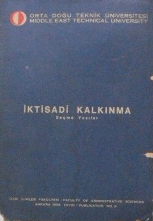İktisadi Kalkınma – Seçme Yazılar (1-E-6)