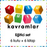 Kutu Kutu Kavramlar (6 Kutu + 6 Kitaplık Eğitici Set)