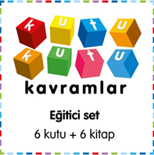 Kutu Kutu Kavramlar (6 Kutu + 6 Kitaplık Eğitici Set)