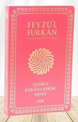 Feyzü'l Furkan Tefsirli Kur'an-ı Kerim Meali (Sempatik Cep Boy - İnce Cilt) Fuşya
