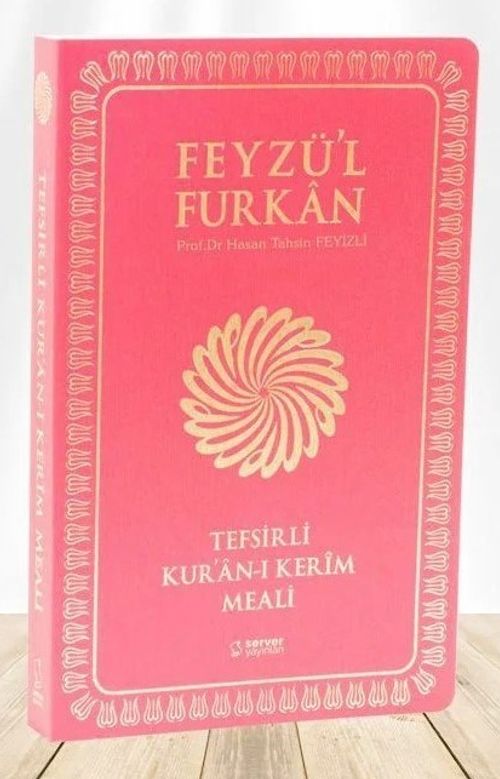 Feyzü'l Furkan Tefsirli Kur'an-ı Kerim Meali (Sempatik Cep Boy - İnce Cilt) Fuşya