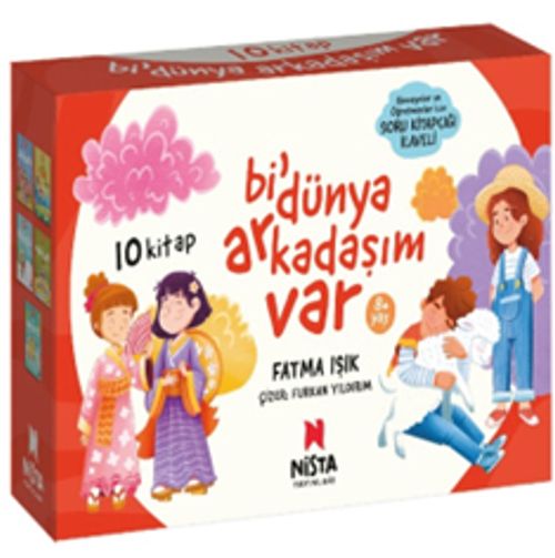 Bi' Dünya Arkadaşım Var (10 Kitap+Soru Kitapçığı)        