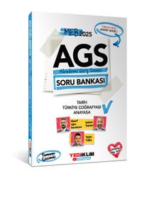 2025 MEB AGS Tarih - Türkiye Coğrafyası - Anayasa Tamamı Çözümlü Soru Bankası