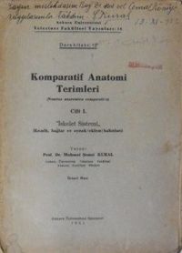 Komparatif Anatomi Terimleri – Cilt I. – İskelet Sistemi (4-D-1)