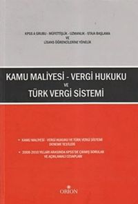 Kamu Maliyesi Vergi Hukuku ve Türk Vergi Sistemi