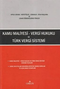 Kamu Maliyesi Vergi Hukuku ve Türk Vergi Sistemi