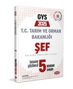 Tarım ve Orman Bakanlığı Şef GYS Tamamı Çözümlü 5 Deneme Sınavı