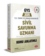 Tarım ve Orman Bakanlığı Sivil Savunma Uzmanı GYS Konu Anlatımlı