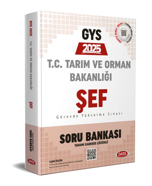 Tarım ve Orman Bakanlığı Şef Gys Soru Bankası - Karekod Çözümlü