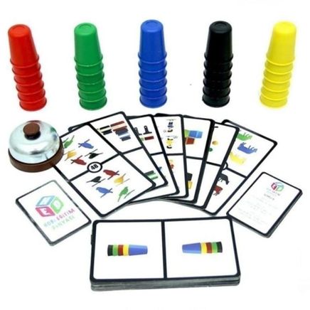 Neşeli Pratik Bardaklar Oyunu Hızlı Bardaklar Akıl ve Zeka Oyunları(040032)