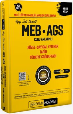 2025 MEB-AGS Konu Anlatımlı Sözel Sayısal Yetenek Tarih Türkiye Coğrafyası