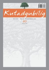 Kutadgubilig Felsefe-Bilim Araştırmaları Dergisi Sayı:50