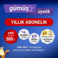 Gümüş Üyelik 1 Yıllık Abonelik