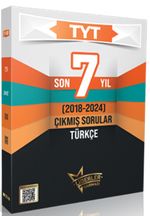 TYT Türkçe Son 7 Yıl Çıkmış Sorular (2018-2024) 