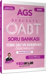 2025 MEB AGS ÖABT Berceste Türk Dili ve Edebiyatı Öğretmenliği Tamamı Çözümlü Soru Bankası