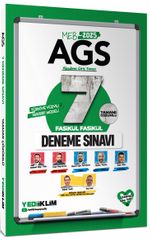 2025 MEB AGS Tamamı Çözümlü 7 Fasikül Fasikül Deneme Sınavı