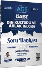 2025 MEB AGS ÖABT Din Kültürü ve Ahlak Bilgisi Tamamı Çözümlü Soru Bankası