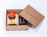 Montessori Ahşap Zeka Oyunları / w-Geometric Four S