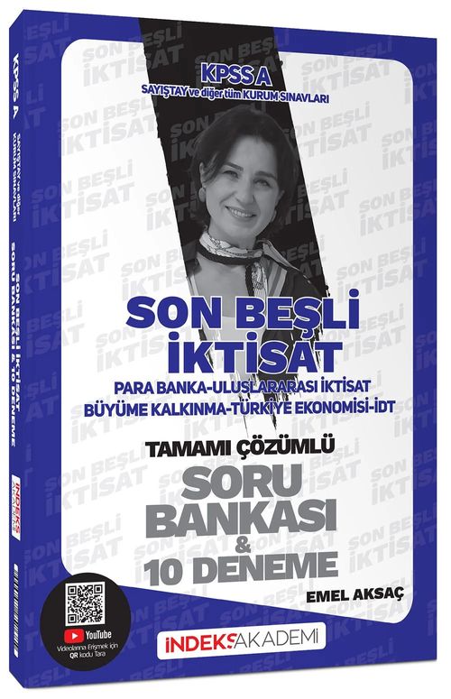 2025 KPSS A Grubu İktisat Son Beşli Soru Bankası ve 10 Deneme Çözümlü