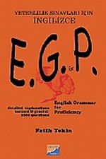 E.G.P English Grammer For Proficiency & Yeterlilik Sınavları İçin İngilizce