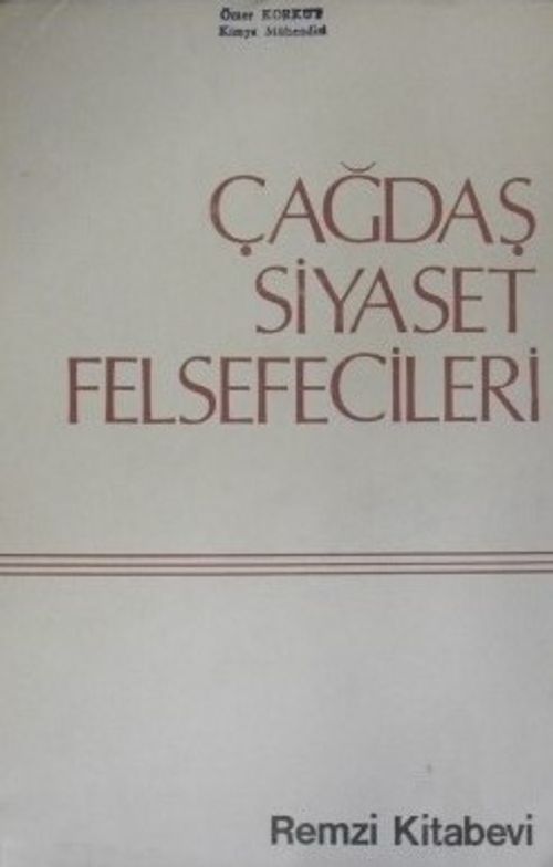 Çağdaş Siyaset Felsefecileri / 13-B-23