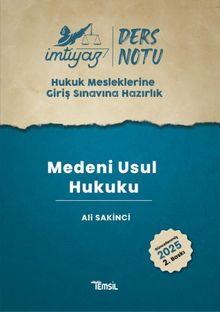 İmtiyaz HMGS Ders Notları Medeni Usul Hukuku