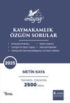 İmtiyaz Kaymakamlık &Ouml;zg&uuml;n Sorular