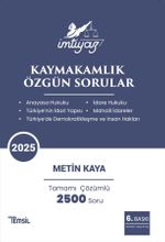 İmtiyaz Kaymakamlık Özgün Sorular