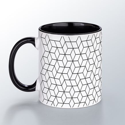 Optik illüzyon Porselen Kupa - Küpler