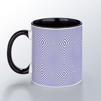 Optik illüzyon Porselen Kupa - Kareler