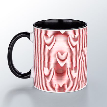 Optik illüzyon Porselen Kupa - Kalpler